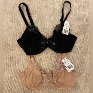 Black & Tan Lace Wacoal bras